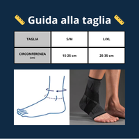Altheonix™ Cavigliera Elastica con Fasce di Supporto Incrociate